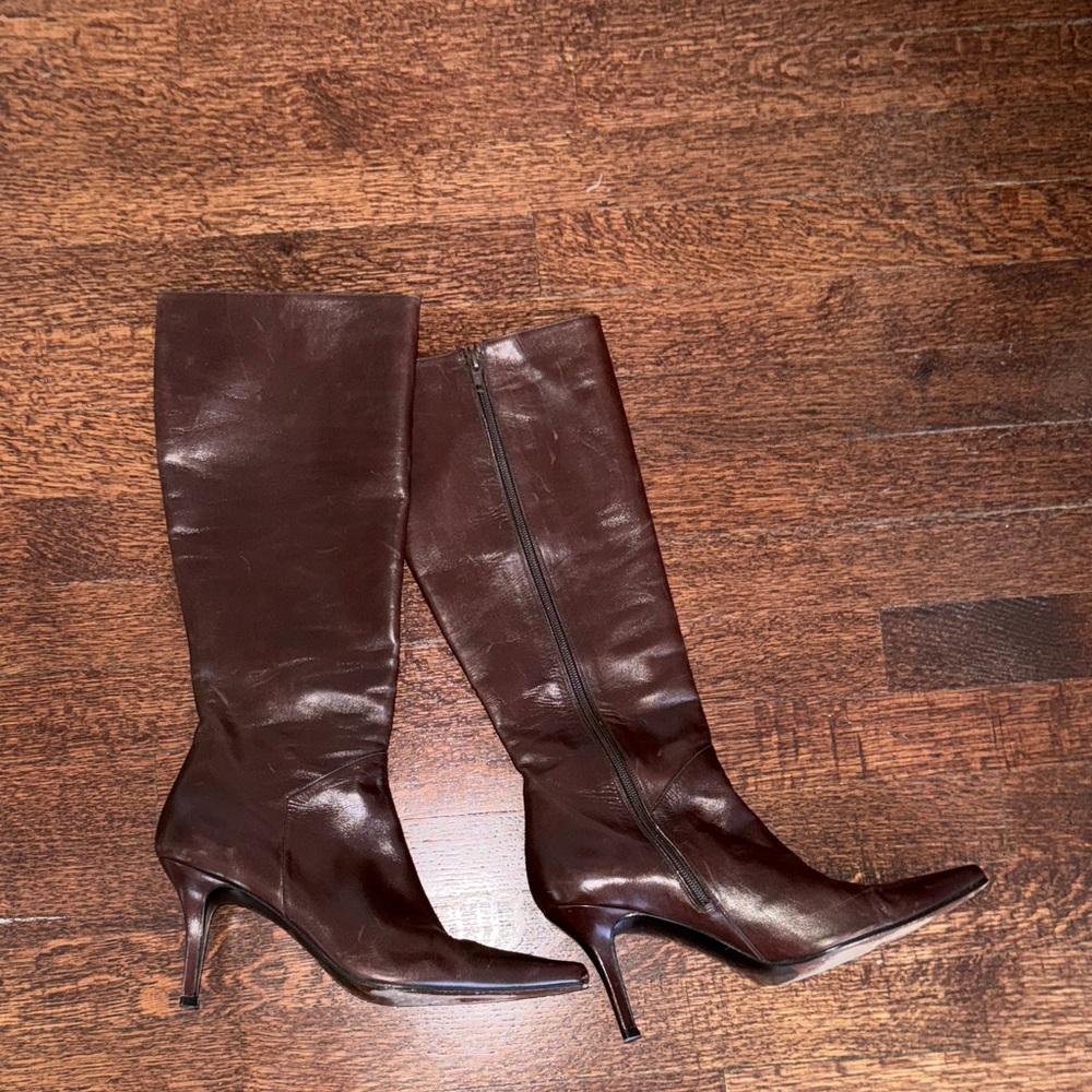 Stewart Weitzman | Brown Leather boots